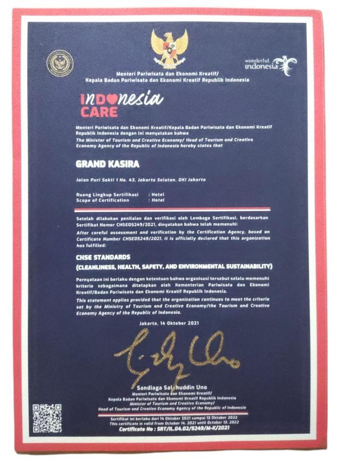 Grand Kasira Ξενοδοχείο Τζακάρτα Εξωτερικό φωτογραφία
